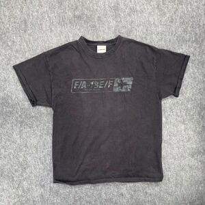 Vintage Boeing F/A-18E/F Shirt Mens Large Super Hornet Black Short Sleeve Tee